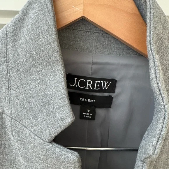 J. Crew Regent Blazer. Gray. Size 10. - Picture 3 of 3